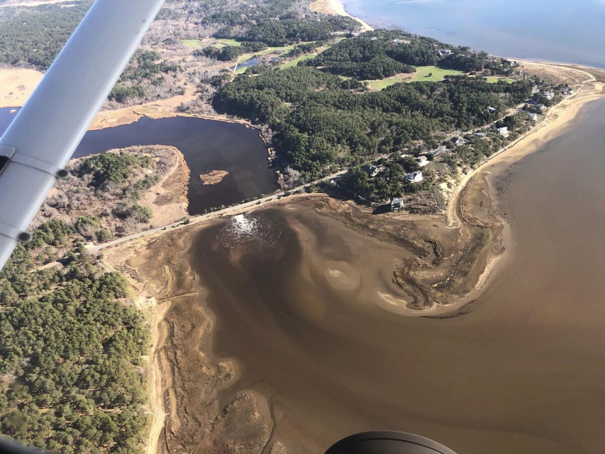 Aerial mouth of Herring River