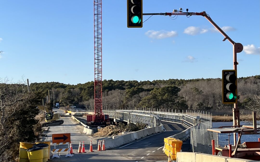 Temporary Bridge is Open on Chequessett Neck Road!